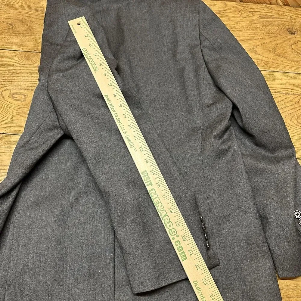 Vtg RALPH LAUREN Blue Suit Jacket Blazer Sport Coat Wool Men's 42L Old Money‎